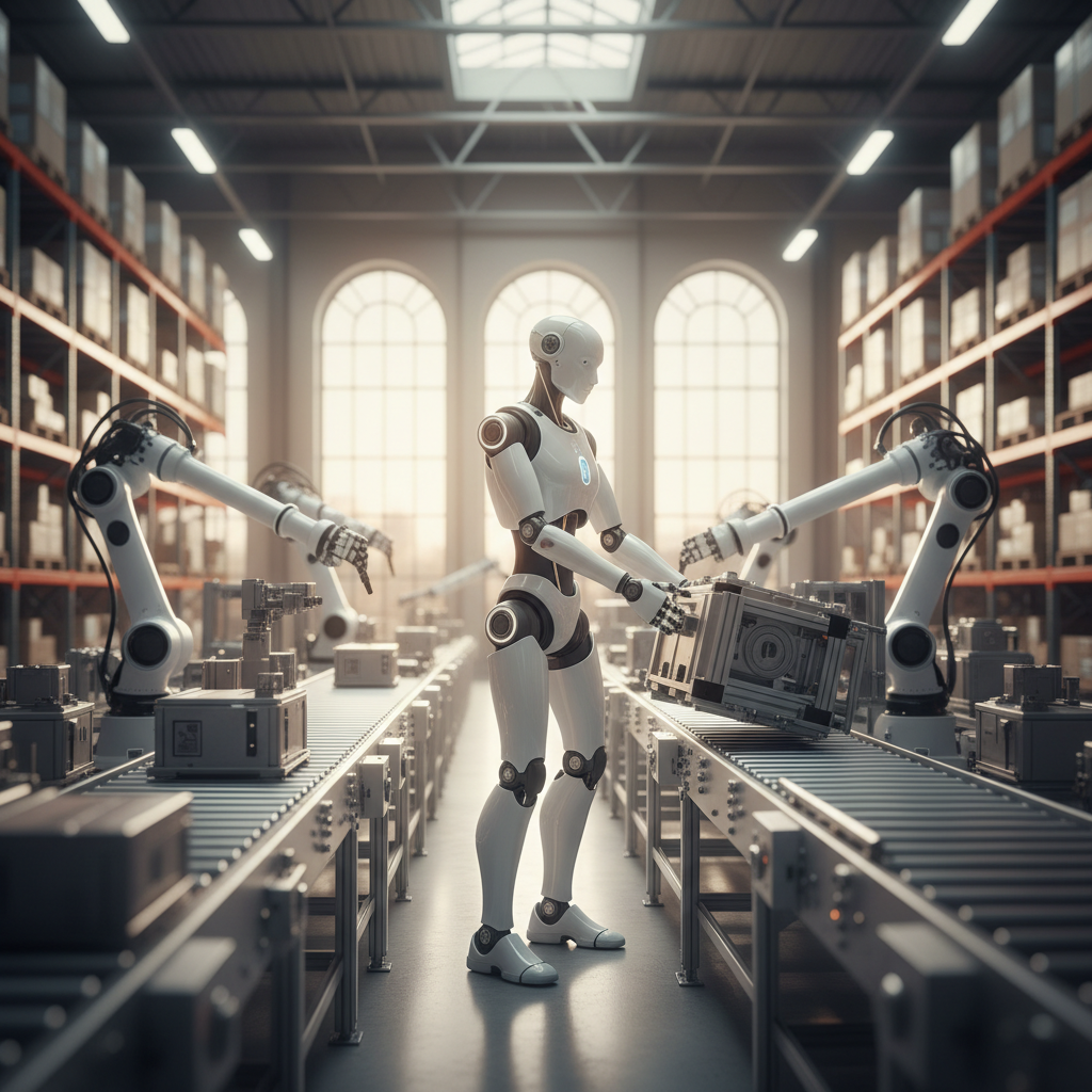 Robot.com dévoile sa solution humanoïde contre la pénibilité industrielle