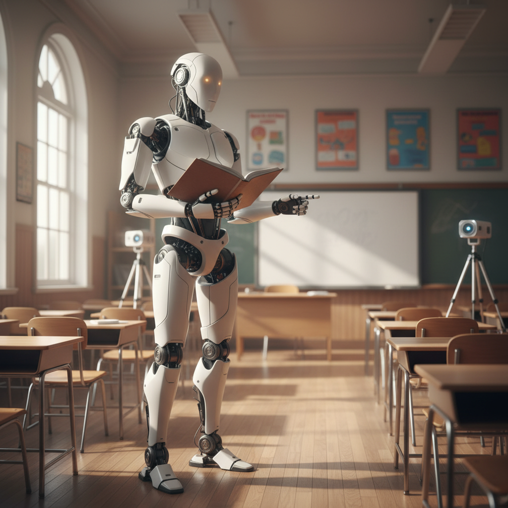 Salamanca : premier déploiement d'un humanoïde Realbotix dans une école publique de NY