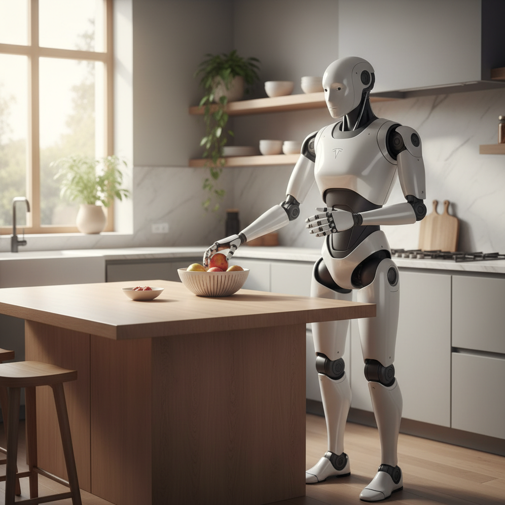 Tesla déploie Optimus dans l'intimité domestique : vers un changement de paradigme